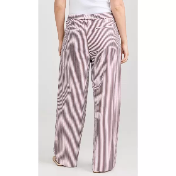 rag  bone Womens Lacey Stripe Poplin PantsThnbrwnstp