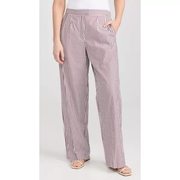 rag  bone Womens Lacey Stripe Poplin PantsThnbrwnstp