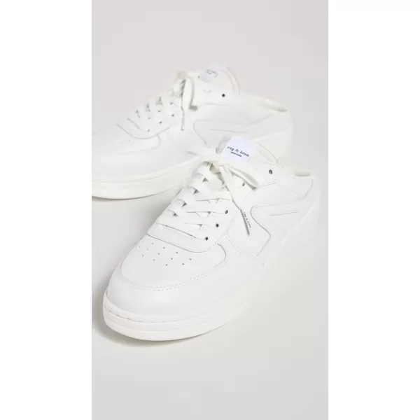 rag  bone Womens Retro Court MulesWht