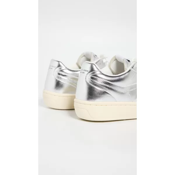 rag  bone Womens Retro Court SneakersSlvr