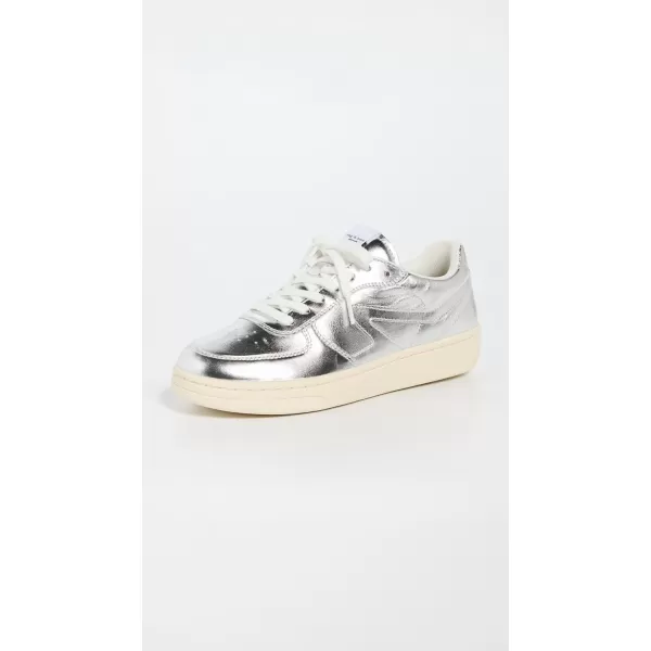 rag  bone Womens Retro Court SneakersSlvr