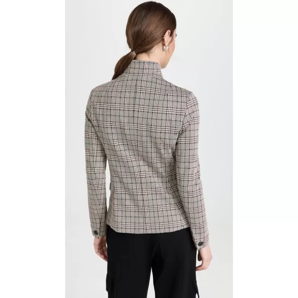 rag  bone Womens Slade Italian Plaid BlazerGrey Plaid