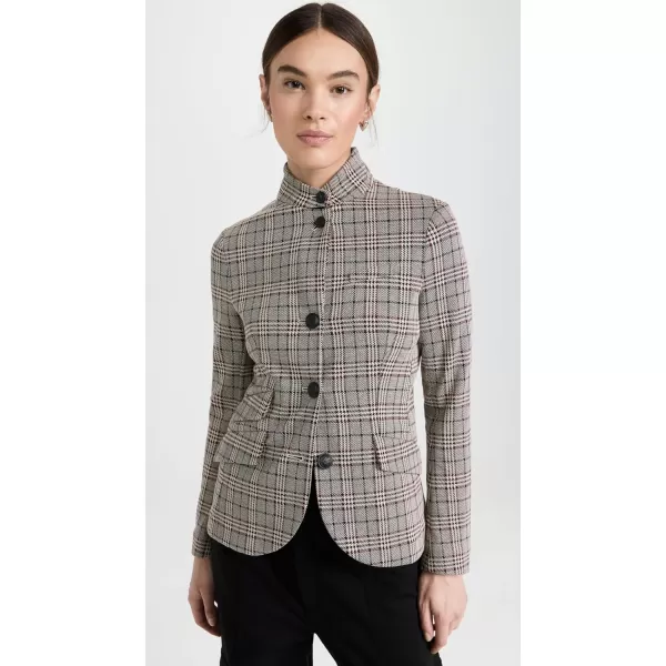 rag  bone Womens Slade Italian Plaid BlazerGrey Plaid