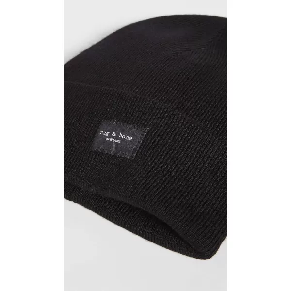 rag amp bone Mens Addison BeanieBlack