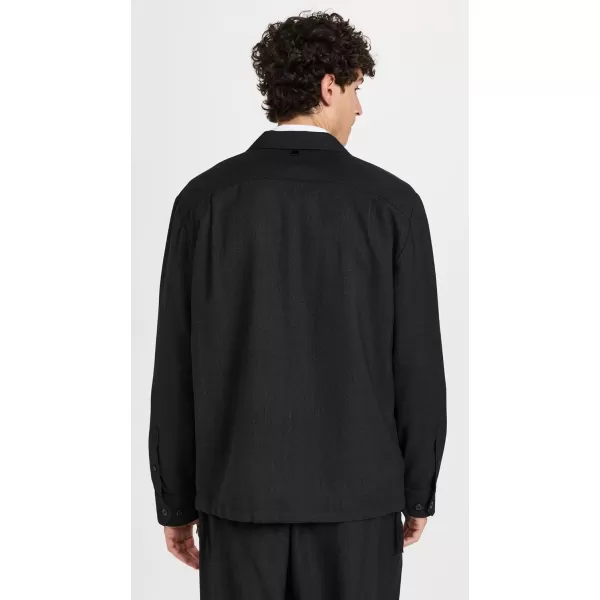 rag amp bone Mens Finlay Shirt JacketBlack Navy