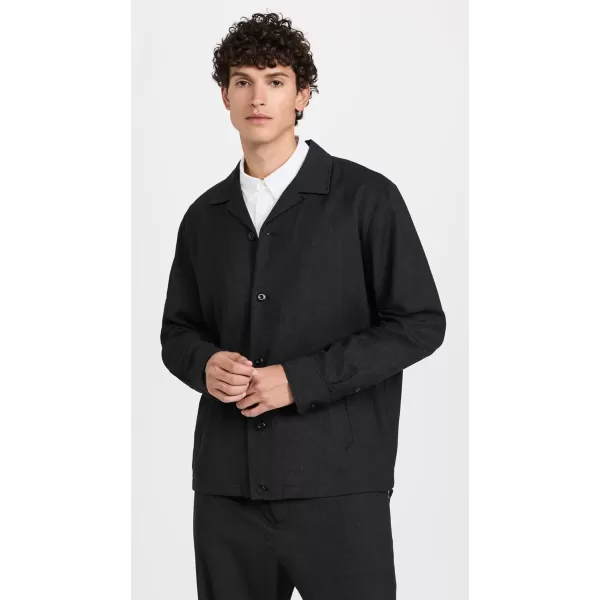 rag amp bone Mens Finlay Shirt JacketBlack Navy