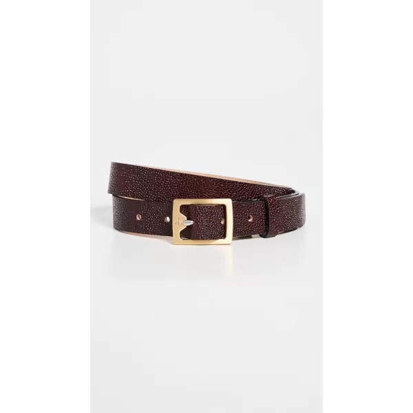 rag amp bone Womens Baby Boyfriend Belt 20 TexturedBrg