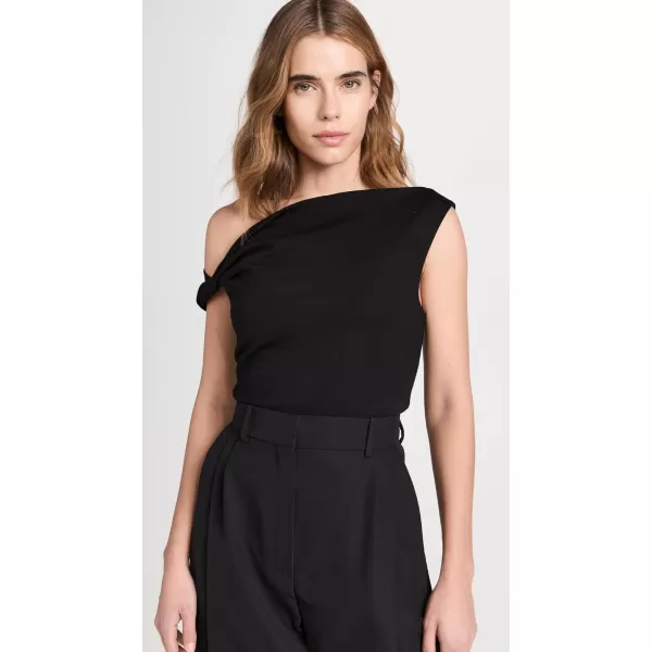 rag amp bone Womens Irina One Shoulder TopBlack