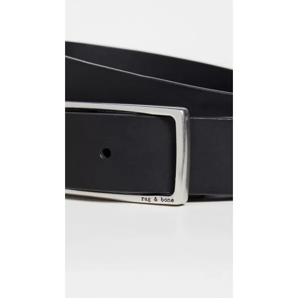 rag amp bone Womens Rebound BeltBlackSilver