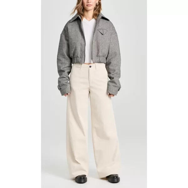 rag amp bone Womens Sofie Wide Leg Chino PantsTurtle Dove