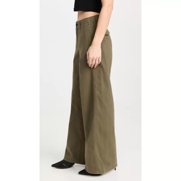 rag amp bone Womens Sofie Wide Leg ChinosOlive