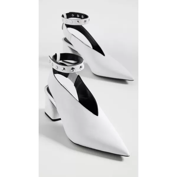 rag amp bone Womens Victory Mule SlingbacksBright White