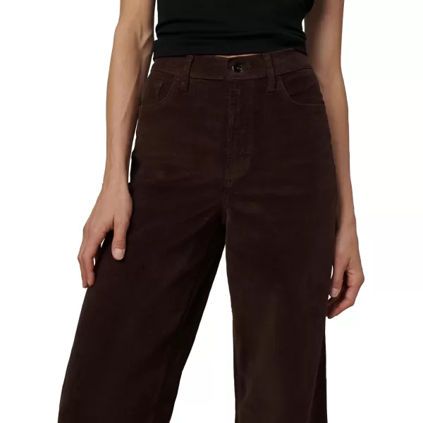 Joes Womens The Mia High Rise Wide Leg JeanCoffee Bean Corduroy