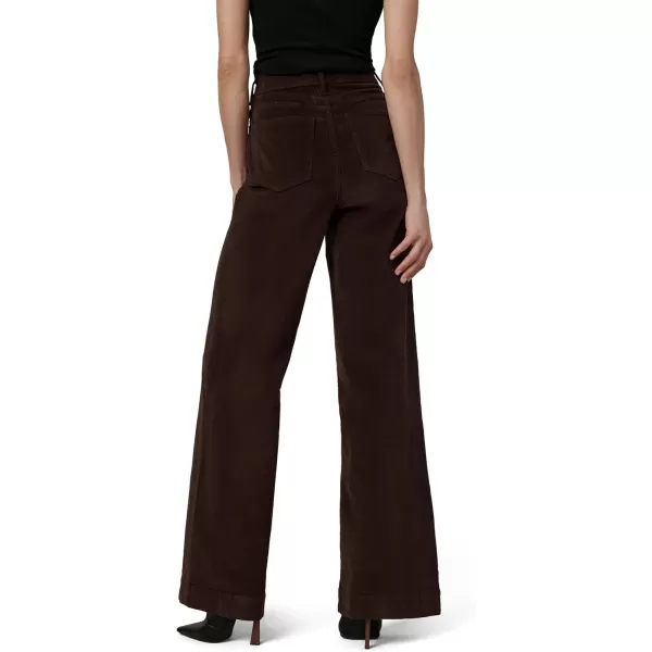 Joes Womens The Mia High Rise Wide Leg JeanCoffee Bean Corduroy