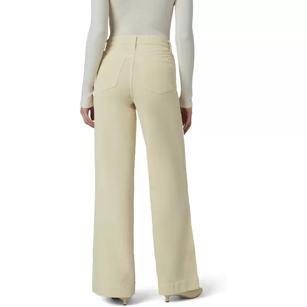 Joes Womens The Mia High Rise Wide Leg JeanCreme Brulee Corduroy