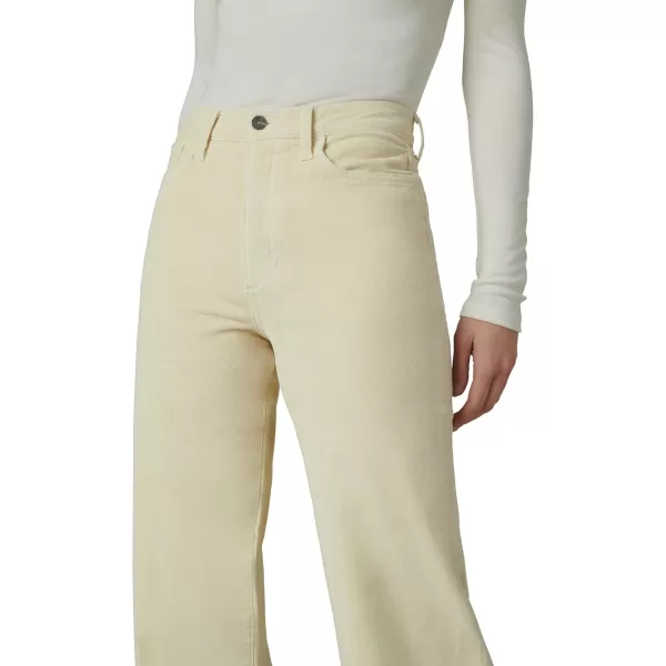 Joes Womens The Mia High Rise Wide Leg JeanCreme Brulee Corduroy