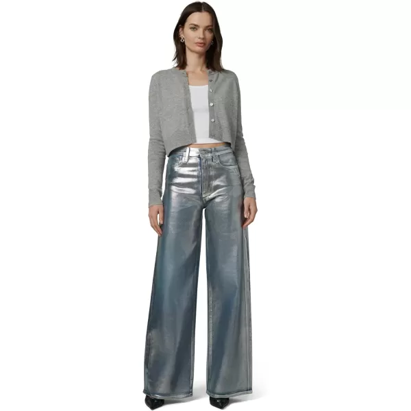 Joes Womens The Mia High Rise Wide Leg JeanParty Indigo Foil