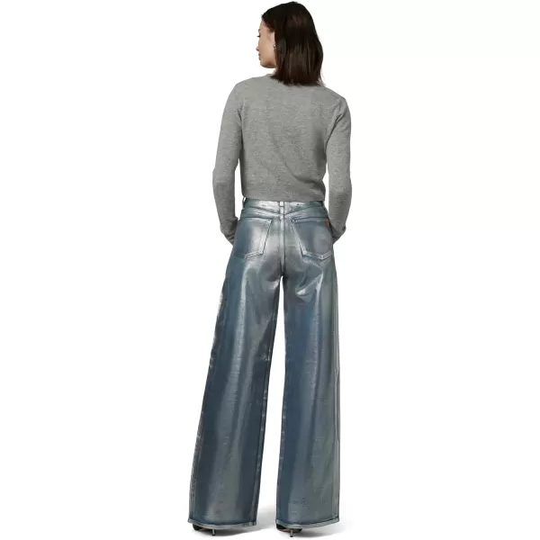 Joes Womens The Mia High Rise Wide Leg JeanParty Indigo Foil