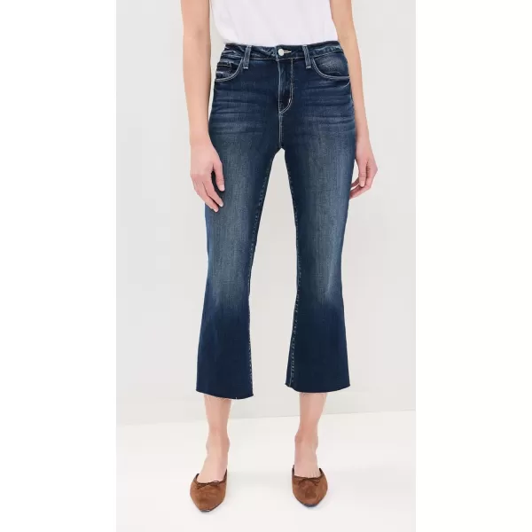 LAGENCE Womens Kendra Crop Flare JeansColumbia