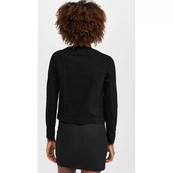 LAGENCE Womens Yari Collarless JacketNoir