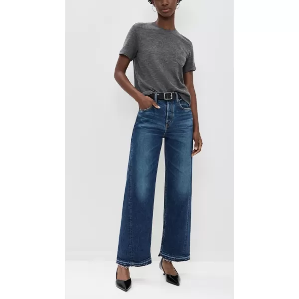 MOUSSY VINTAGE Womens MV Espanola Wide PantsBlue