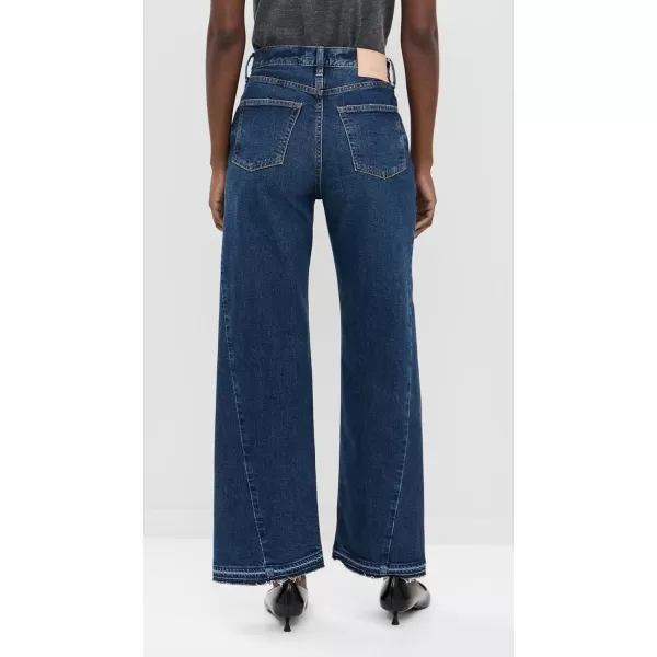 MOUSSY VINTAGE Womens MV Espanola Wide PantsBlue