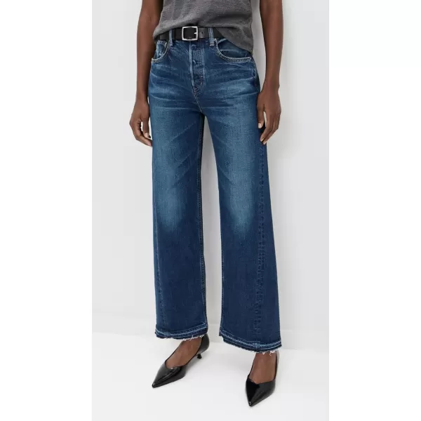 MOUSSY VINTAGE Womens MV Espanola Wide PantsBlue