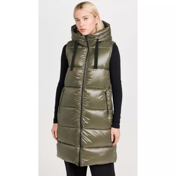 Save The Duck Womens Iria VestLaurel Green