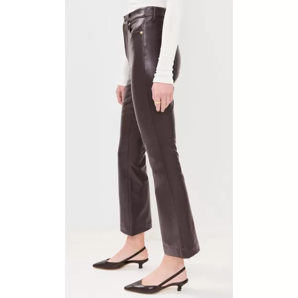 Veronica Beard Jean Womens Carson Ankle Flare JeansDark Chocolate