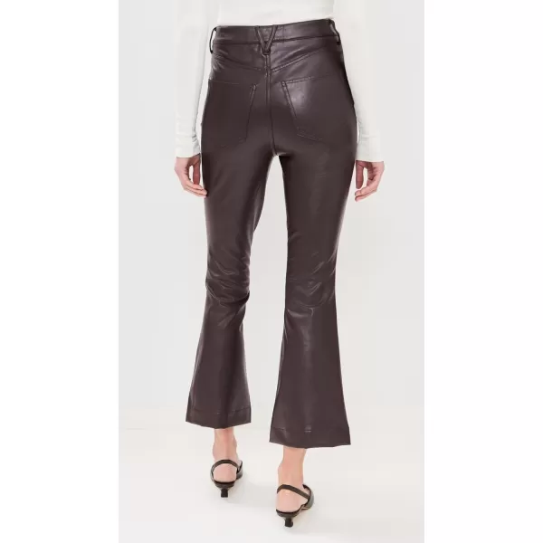 Veronica Beard Jean Womens Carson Ankle Flare JeansDark Chocolate