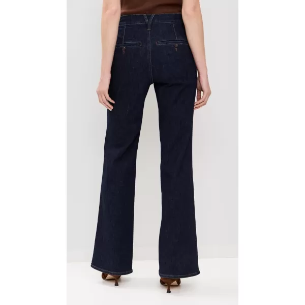 Veronica Beard Jean Womens Crosbie Wide Leg JeansIndigo Rinse