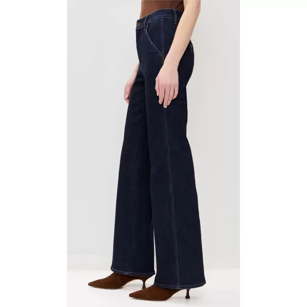 Veronica Beard Jean Womens Crosbie Wide Leg JeansIndigo Rinse