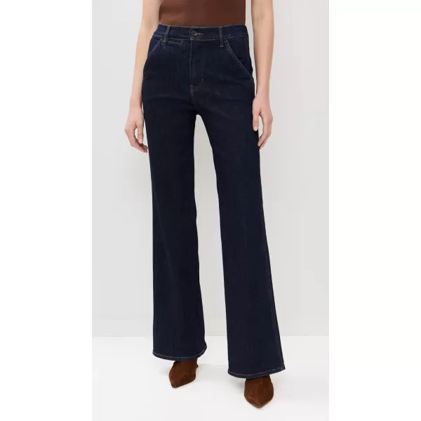 Veronica Beard Jean Womens Crosbie Wide Leg JeansIndigo Rinse