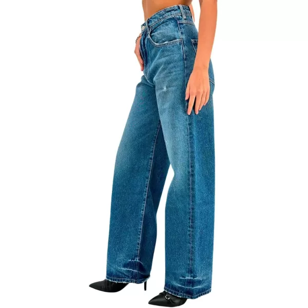 Womens Poppy Wide Leg JeansMedium