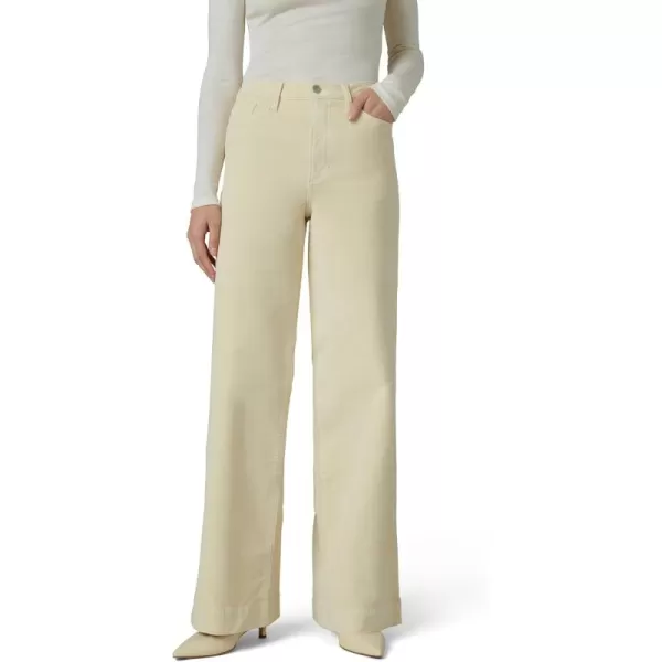 Joes Womens The Mia High Rise Wide Leg JeanCreme Brulee Corduroy