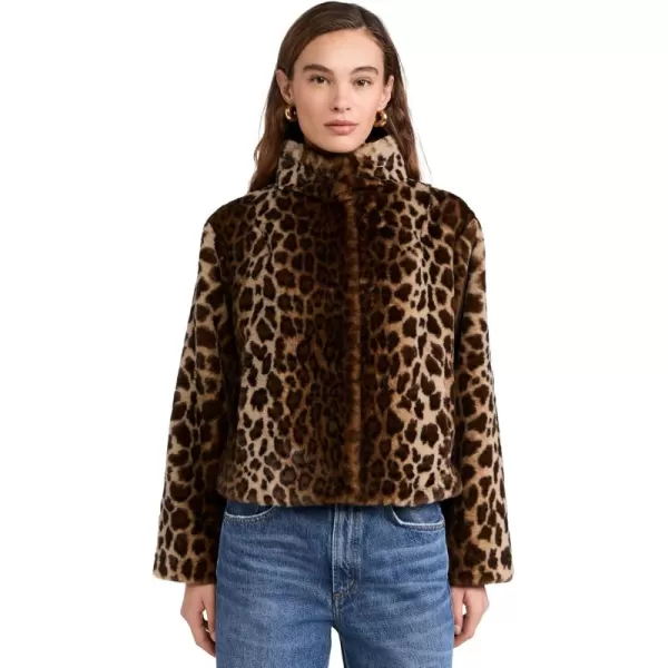 Velvet Womens Valli Faux Fur JacketAnimal