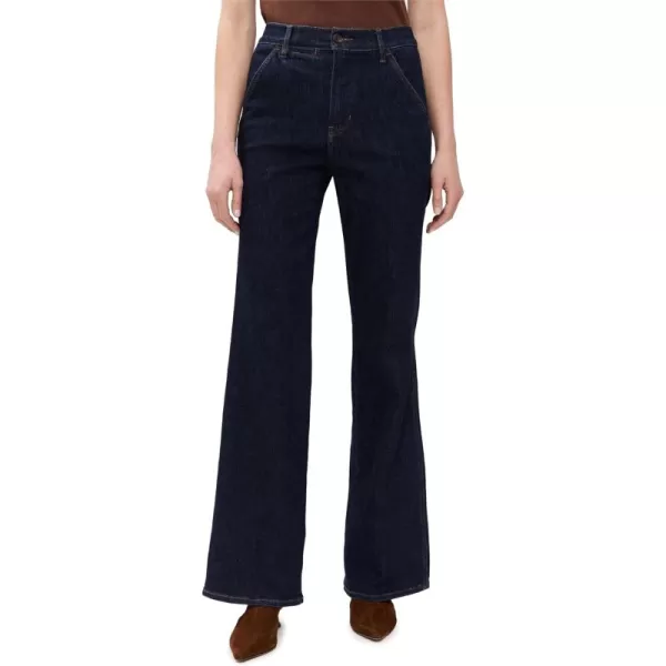 Veronica Beard Jean Womens Crosbie Wide Leg JeansIndigo Rinse