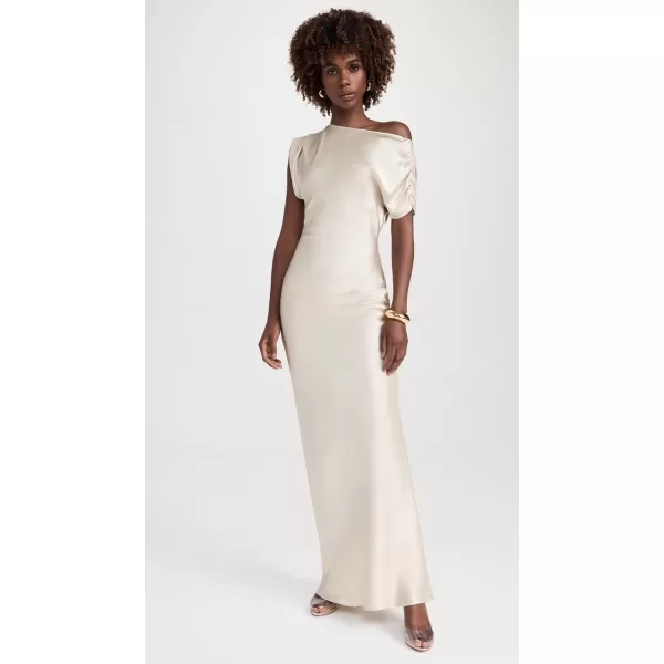 imageAmanda Uprichard Womens Elroy Silk Maxi DressChalk