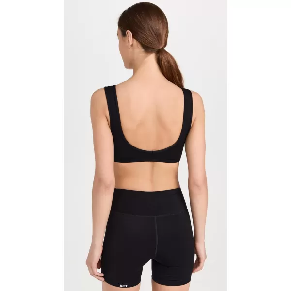 imageSet Womens Sportbody Dip BraOnyx