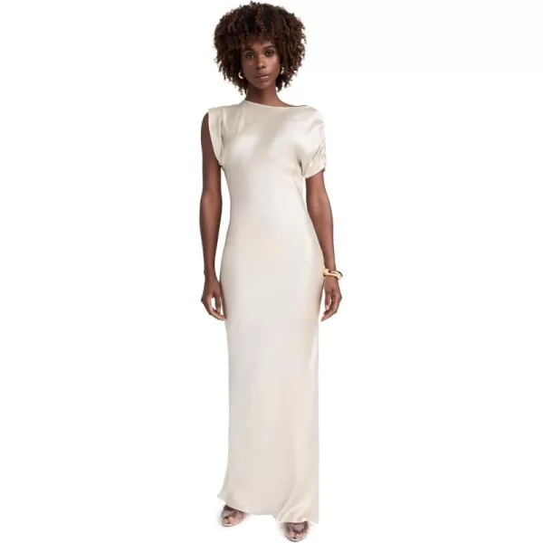 imageAmanda Uprichard Womens Elroy Silk Maxi DressChalk