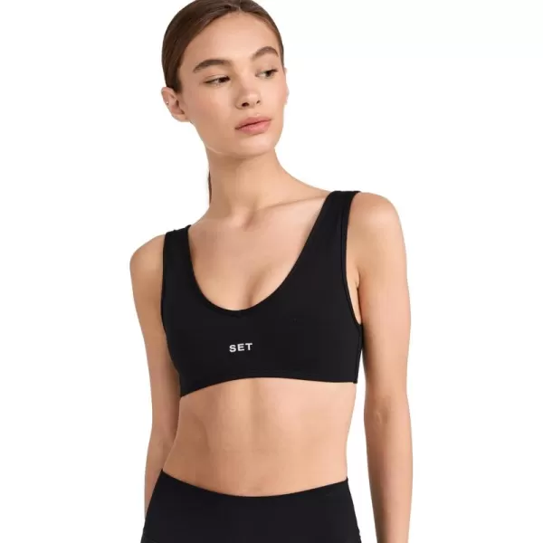 imageSet Womens Sportbody Dip BraOnyx