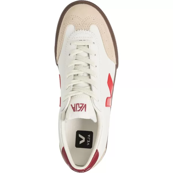 imageVeja Women Volley Sneakers White  AquaWhite  Pekin  Bark