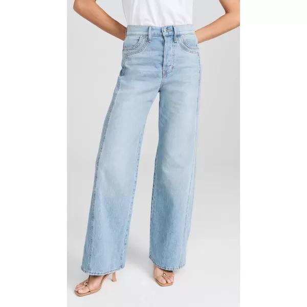 imageVeronica Beard Jean Womens Taylor High Rise Wide Leg JeansNova