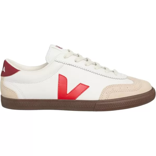 imageVeja Women Volley Sneakers White  AquaWhite  Pekin  Bark