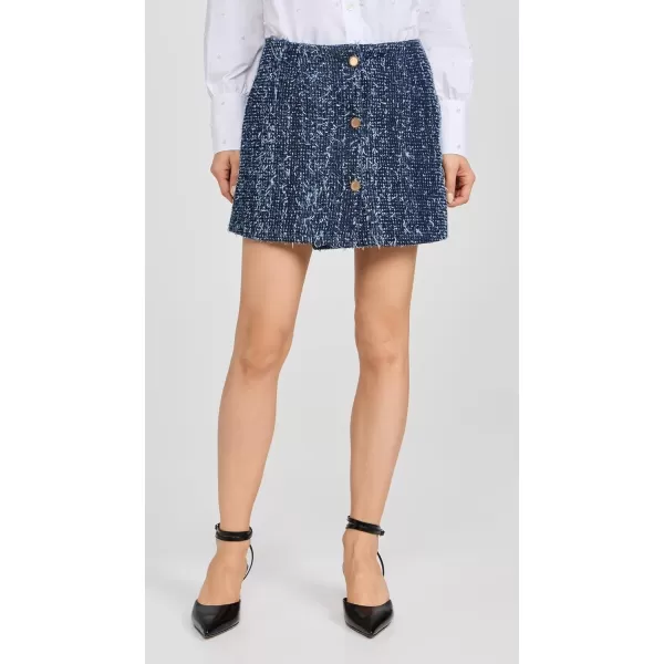 imageFRAME Womens Denim Boucle SkirtMagic