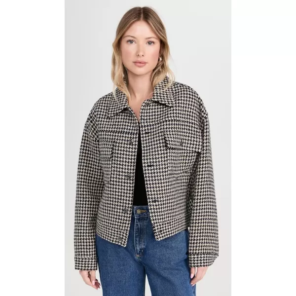 imageFRAME Womens The Tweed Boxy JacketHoundstooth