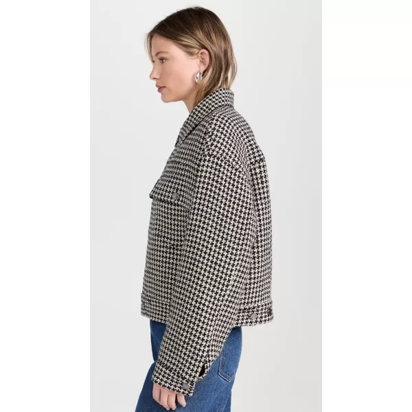 imageFRAME Womens The Tweed Boxy JacketHoundstooth