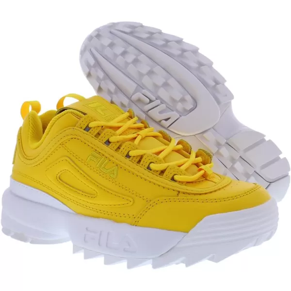 imageFila Womens Disruptor 2 Wedge SneakerSpectra YellowSpectra YellowWhite