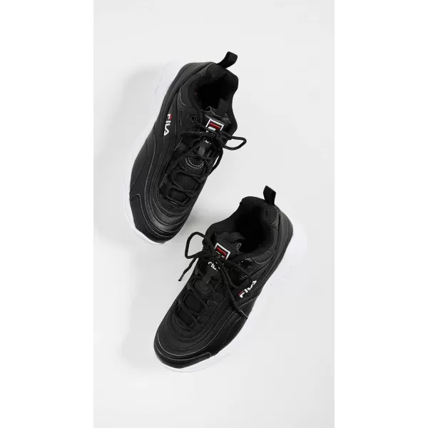 imageFila Womens Ray SneakerBlackRedWhite