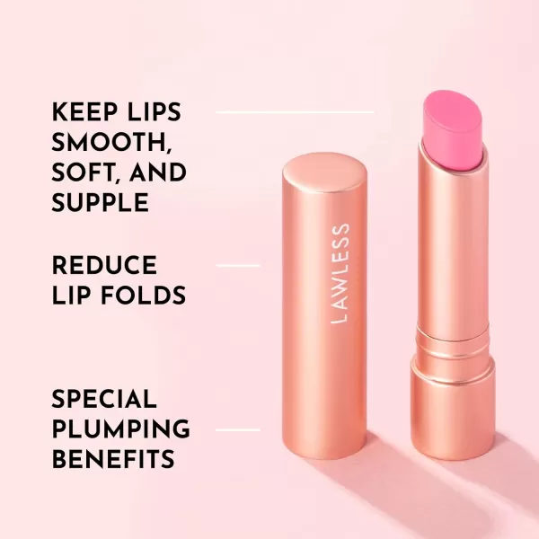 imageLAWLESS Forget the Filler Lip Plumping Line Smoothing Tinted Balm Pink Marshmallow 009 OunceBaby Doll